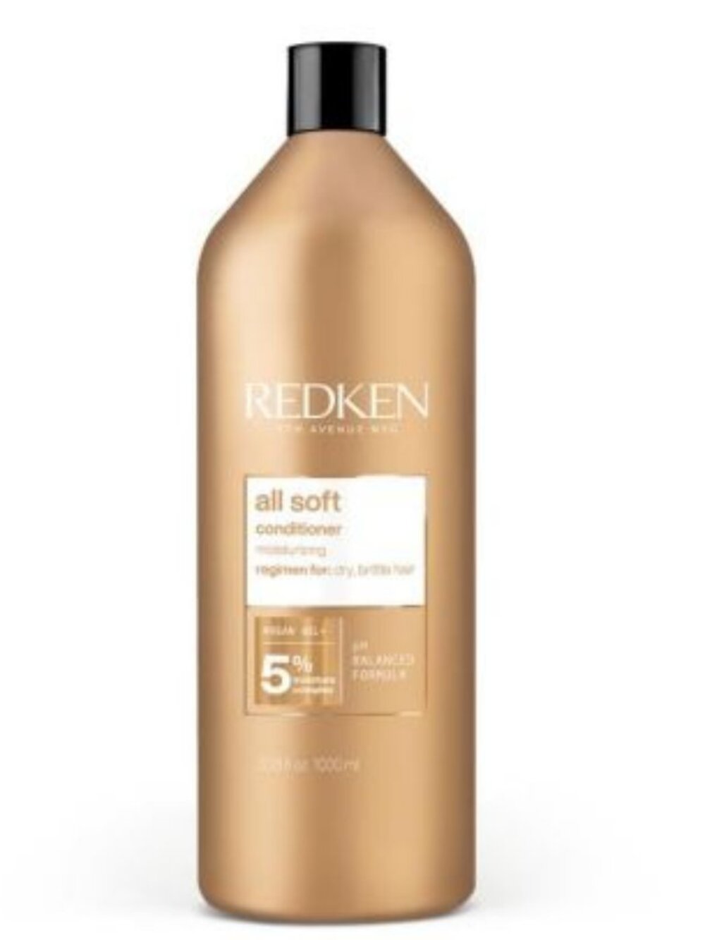Redken All soft Conditioner Moisturizing Argan Oil+ 33.8 fl.oz/1000ml Sealed